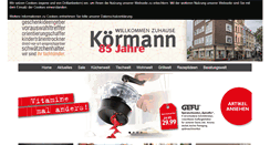 Desktop Screenshot of koermann.de